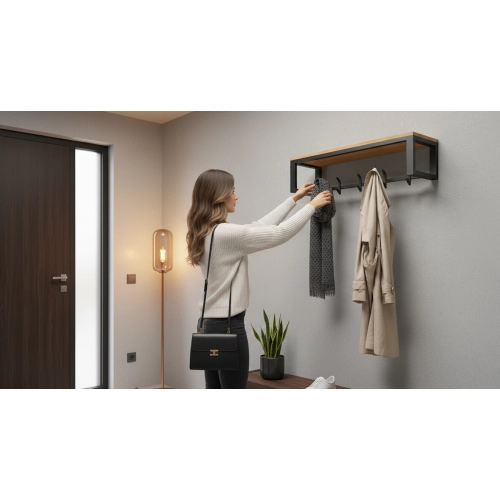 Wieszak ścienny metalowy Rozmiary Kolory WM-11